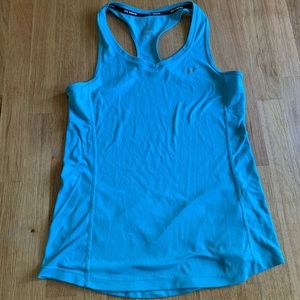 Blue Nike Razorback Running Tank